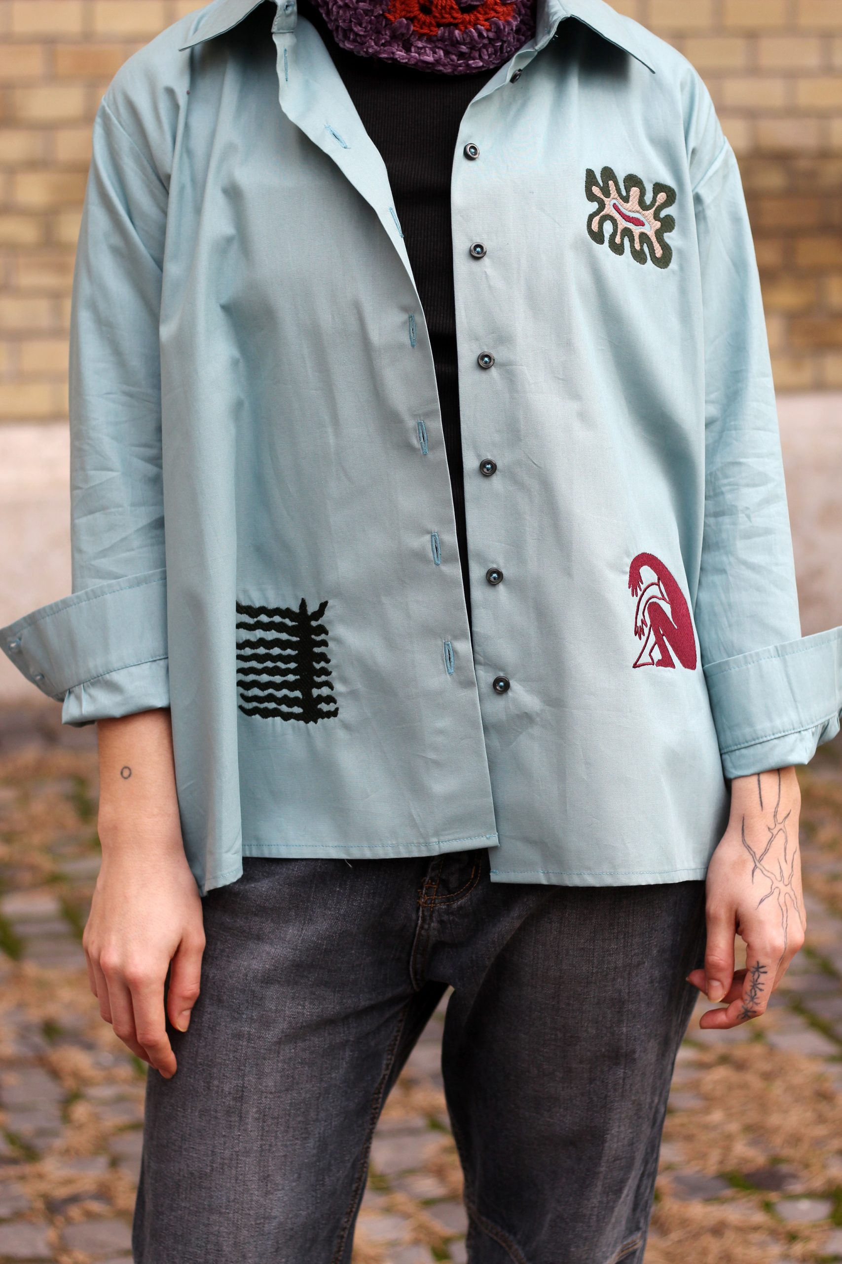 Hex Shirt / Sage - Image 6