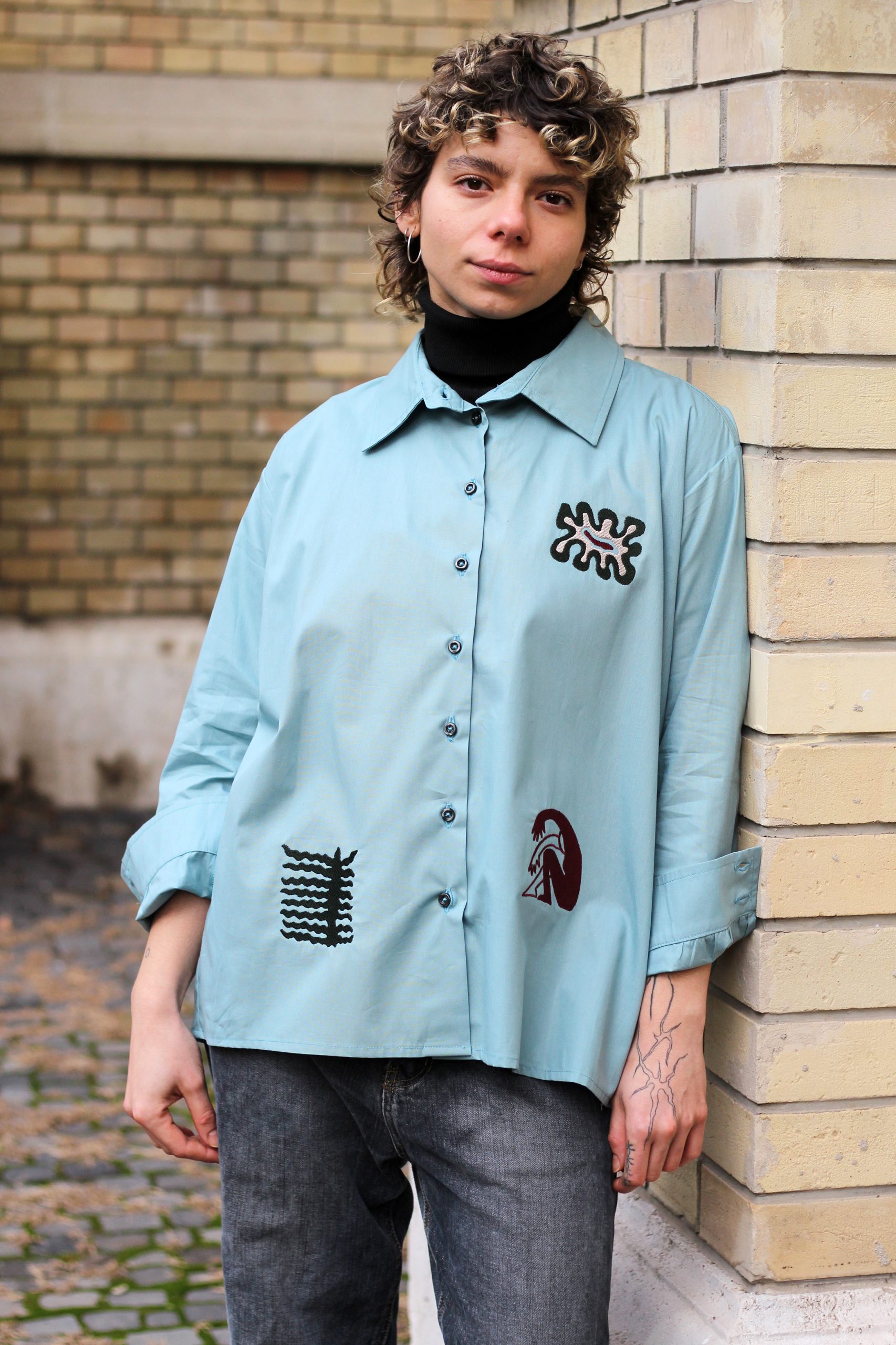 Hex Shirt / Sage - Image 2