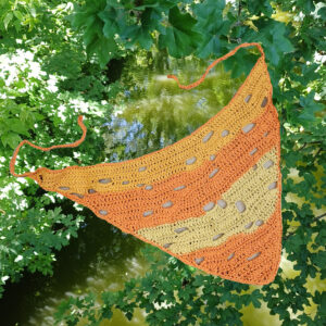 Orange Wave Bandana